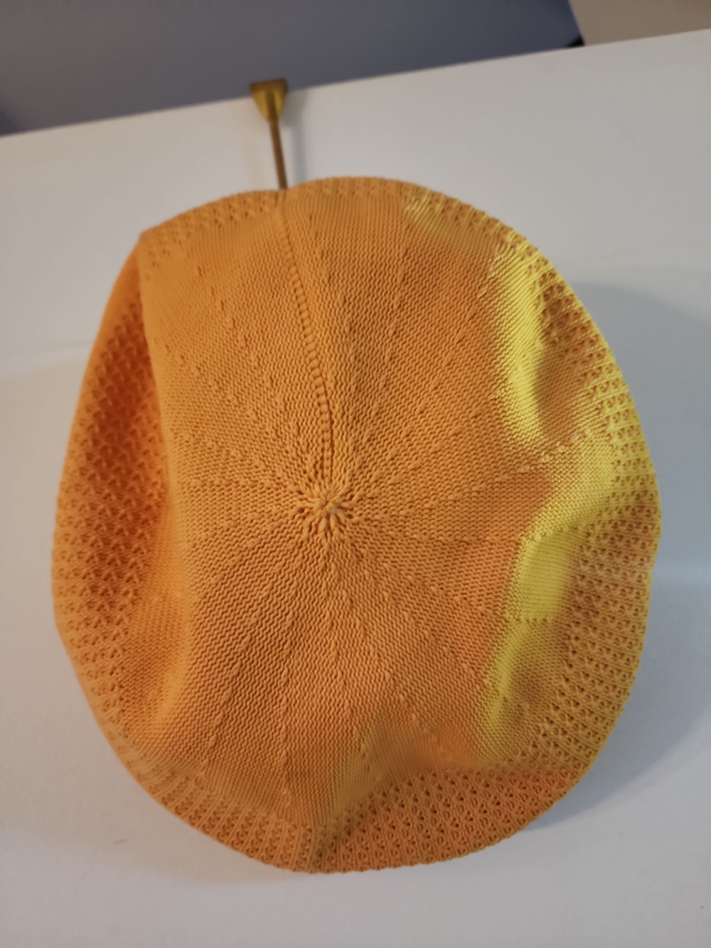 Kangol Tropic Ventair Yellow  Knit Flat Front Hat